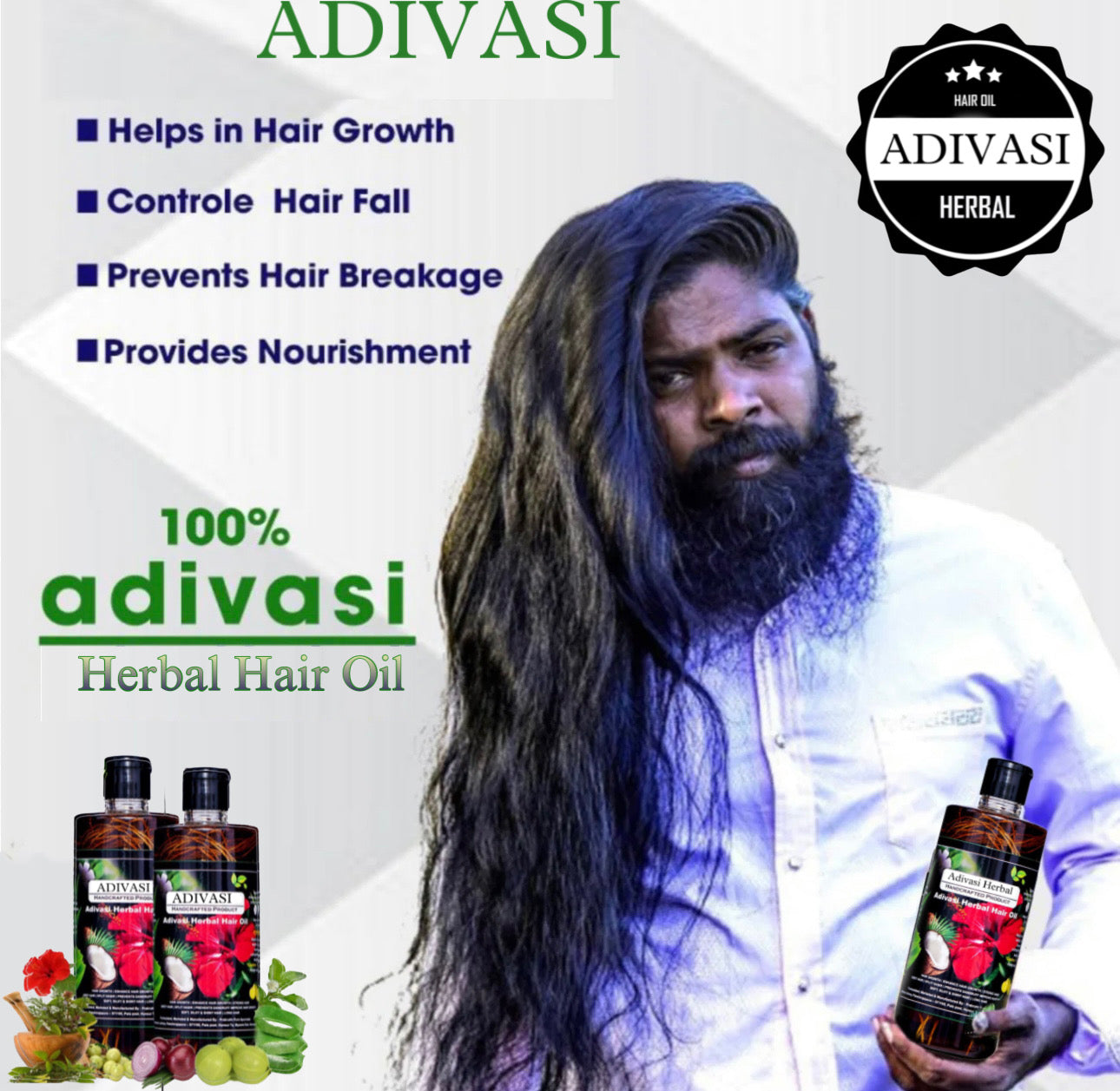 Adivasi Herbal Hair Growth Oil